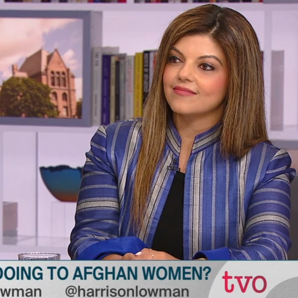 Mina Sharif appearing on TVO
