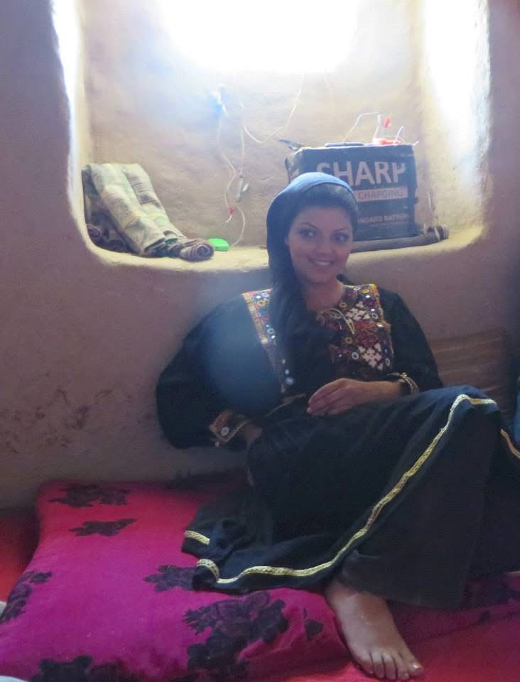 Mina Sharif in Afghanistan